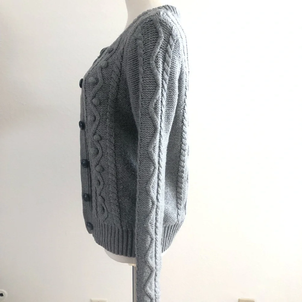 Aerie Charcoal Sweater Cardigan - Picture 5 of 8